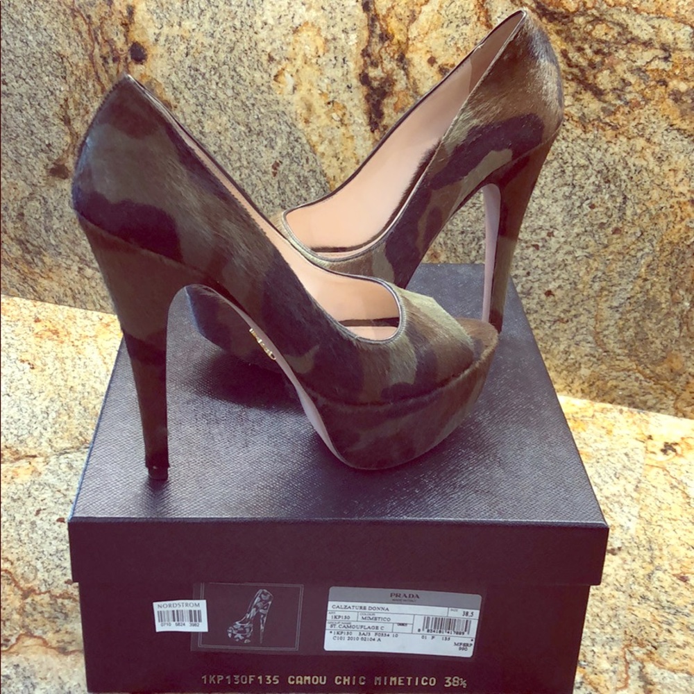 Prada calzature Donna in camouflage